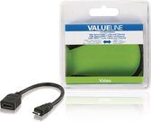 Valueline Vlvb34590b02 High Speed Hdmi -kabel met Ethernet  Hdmi Mini-connector - Hdmi Input 0,20 M Zwart