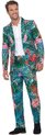 Smiffy's - Hawaii & Carribean & Tropisch Kostuum - Tropisch Flamingo Hawaii - Man - Multicolor - Medium - Carnavalskleding - Verkleedkleding