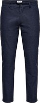 Only & Sons Kamp Tap - Broek - Heren - Zwart - W33 x L30