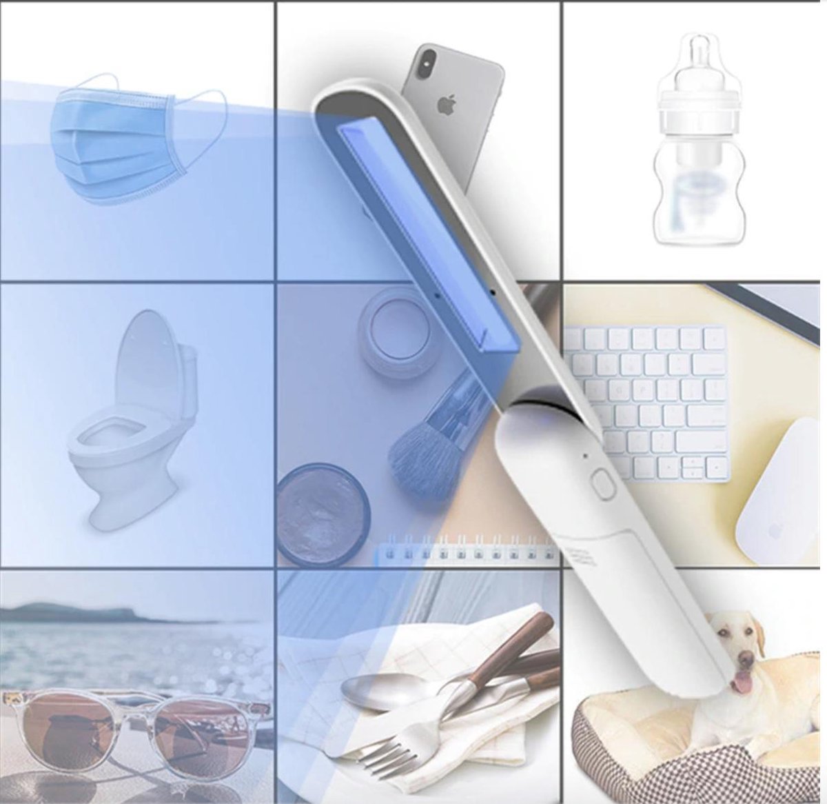 Smartphone Schoon Pro - Doodt Bacteriën & Virussen Binnen 7 Minuten - UV-C Licht