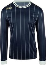 Robey Pinstripe Shirt - Navy - M