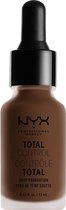 NYX PMU Professional Makeup Total Control Drop Foundation - Deep Cool TCDF22 - Foundation - 13 ml