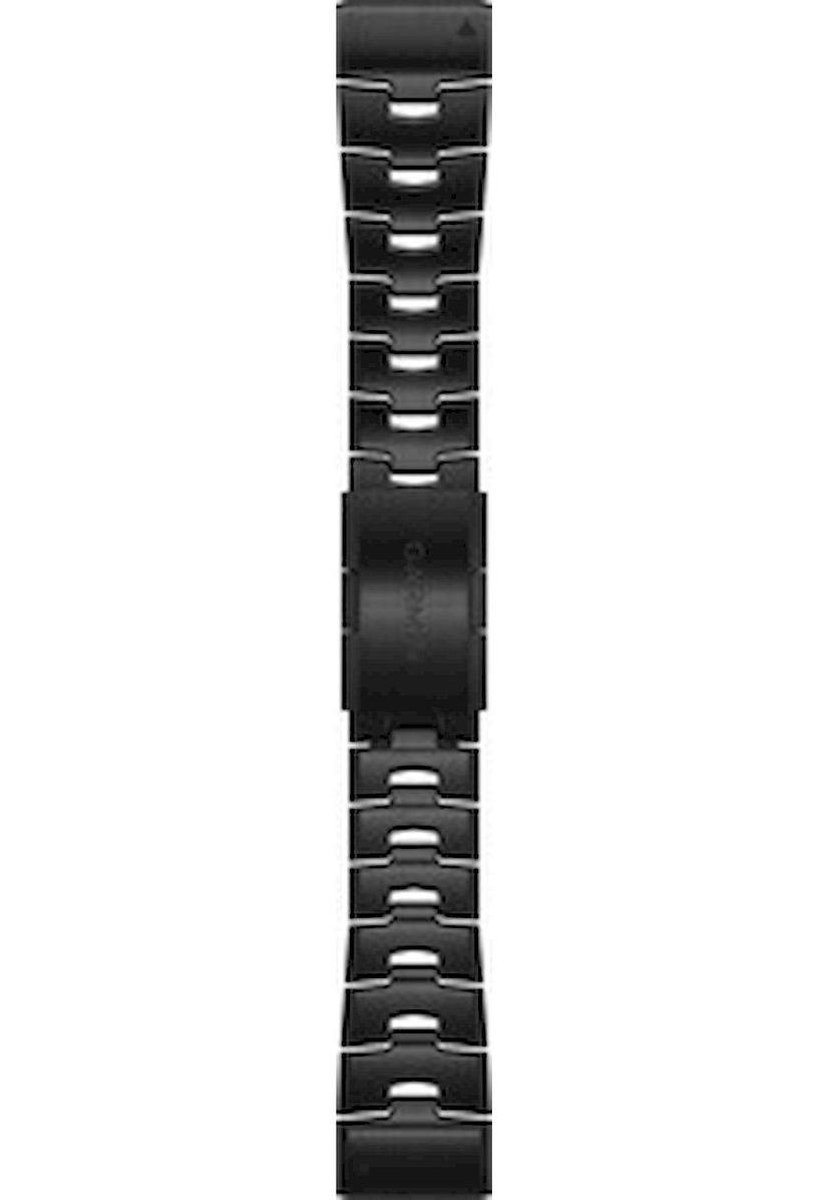Garmin Quick Release Titanium Horlogebandje - 26mm Polsbandje - Wearablebandje - Carbon Grey DLC