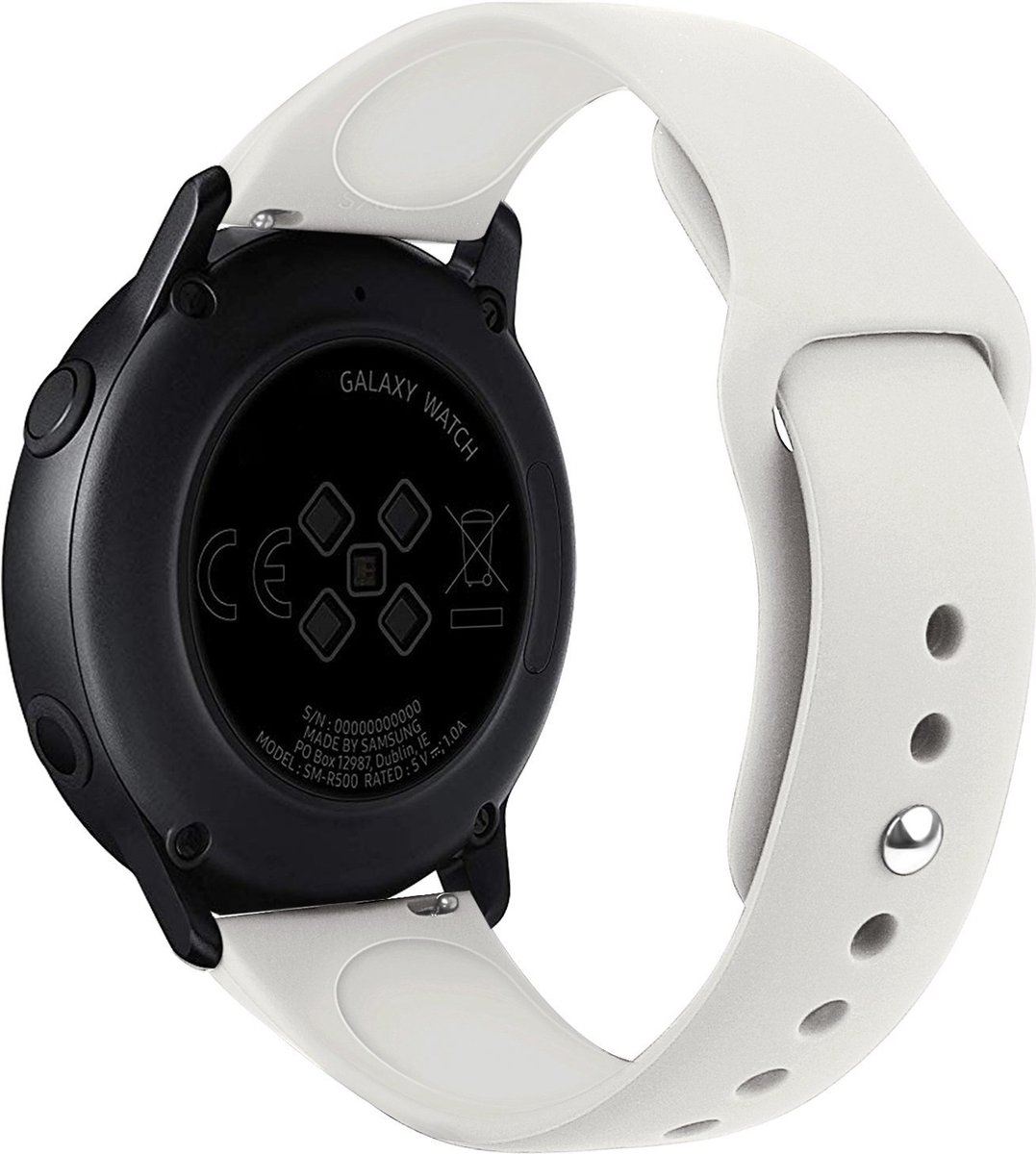 Sportbandje - Samsung Gear S3/Galaxy Watch 46mm - beige siliconen