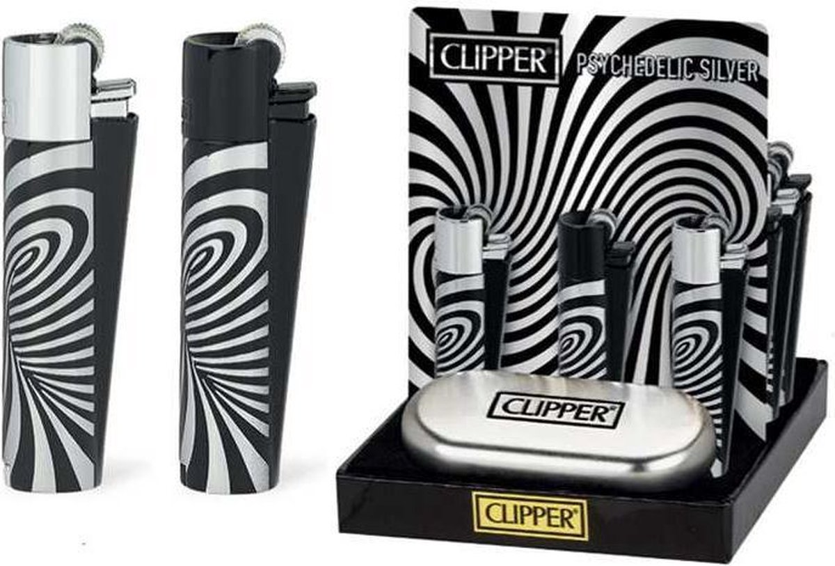 Goedkoopste Clipper Metal Psychedellic Silver