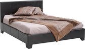 Bruin PU design bed 140x200 cm