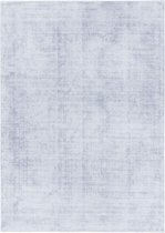 LIGNE PURE Current – Vloerkleed – Tapijt – handgeweven – viscose – modern – blauw - 170 x 240 cm