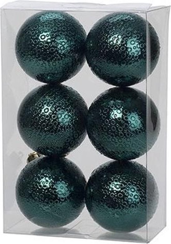 Lot De 44 Boules De Noël Bleues Et Blanches - 6 Cm & 3 Cm - Décoration Sapin En Plastique Sûr Et Brillant