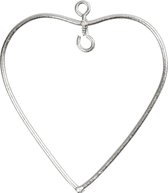 Metalen draadvorm. afm 6x6.5 cm. 6 stuk/ 1 doos