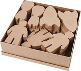 Buitenaards. H: 18 cm. dikte 25 mm. 3x9 stuk/ 1 doos