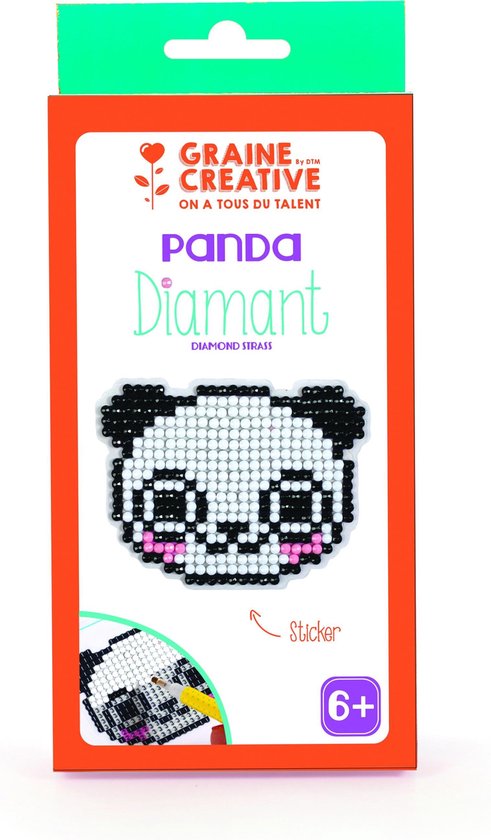 DIY Diamond Painting Sticker Kit | Diamond Strass - panda