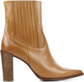 Zinda Vrouwen Leren     Chelsea boots / Laarzen / Damesschoenen 1044 - Camel - Maat 39