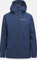 Peak Performance M Maroon Long Jacket Donkerblauw 2XL