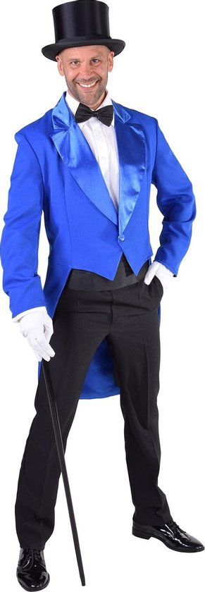 Magic Design Slipjas Cabaret Heren Polyester Blauw Maat M