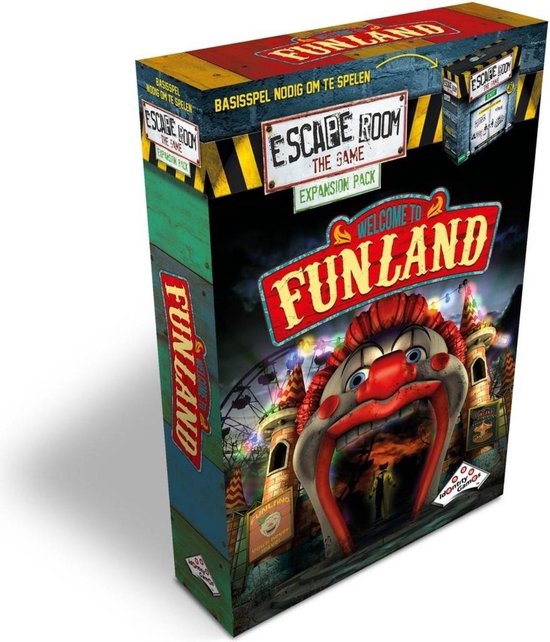 Thumbnail van een extra afbeelding van het spel Escape Room Uitbreidingsbundel - 3 Stuks - Murder Mystery & The Dentist & Funland