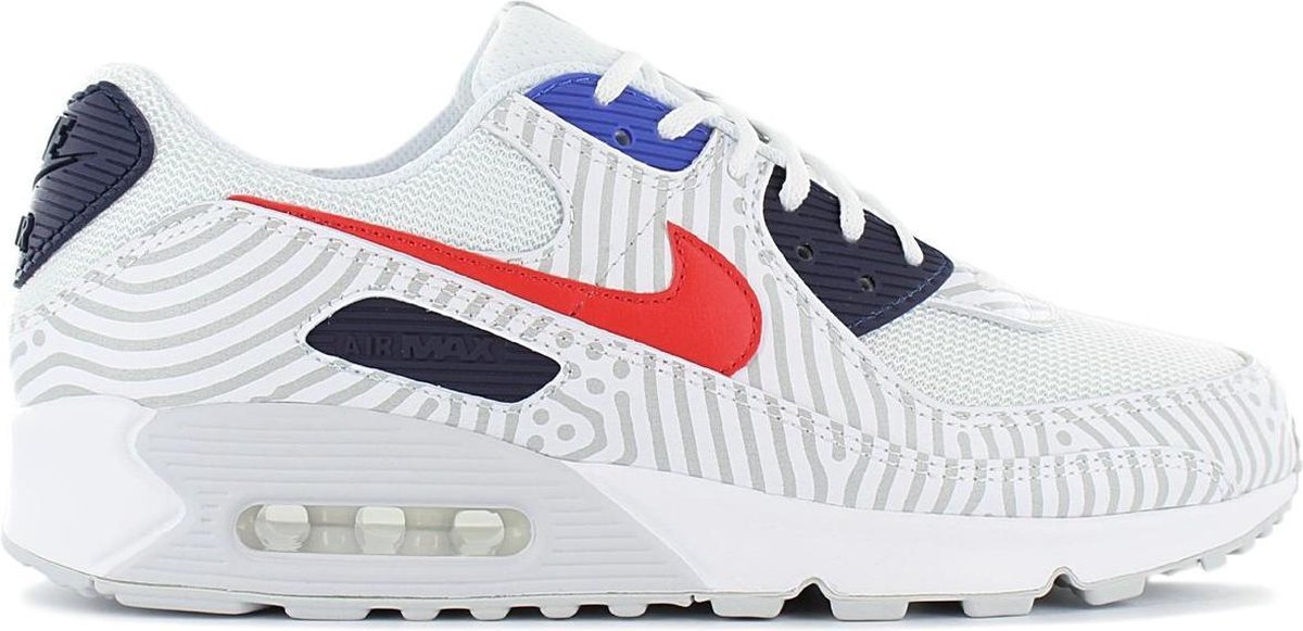 Nike Nike Air Max 90 - Euro Tour - Heren Sneakers Sport Schoenen Wit CW7574-100