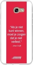 Samsung Galaxy A5 (2017) Hoesje Transparant TPU Case - AFC Ajax Quote Johan Cruijff #ffffff