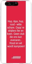Honor 9 Hoesje Transparant TPU Case - AFC Ajax Clublied #ffffff