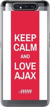 Samsung Galaxy A80 Hoesje Transparant TPU Case - AFC Ajax Keep Calm #ffffff