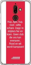 Nokia 7 Plus Hoesje Transparant TPU Case - AFC Ajax Clublied #ffffff