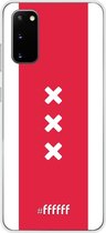 Samsung Galaxy S20 Hoesje Transparant TPU Case - AFC Ajax Amsterdam1 #ffffff