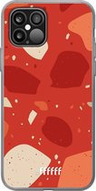 6F hoesje - geschikt voor iPhone 12 Pro - Transparant TPU Case - Terrazzo N°4 #ffffff