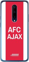 OnePlus 7 Pro Hoesje Transparant TPU Case - AFC Ajax - met opdruk #ffffff