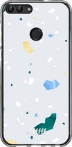 Huawei P Smart (2018) Hoesje Transparant TPU Case - Terrazzo N°2 #ffffff