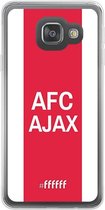 Samsung Galaxy A3 (2016) Hoesje Transparant TPU Case - AFC Ajax - met opdruk #ffffff