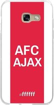 Samsung Galaxy A3 (2017) Hoesje Transparant TPU Case - AFC Ajax - met opdruk #ffffff