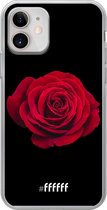 iPhone 12 Mini Hoesje Transparant TPU Case - Radiant Rose #ffffff