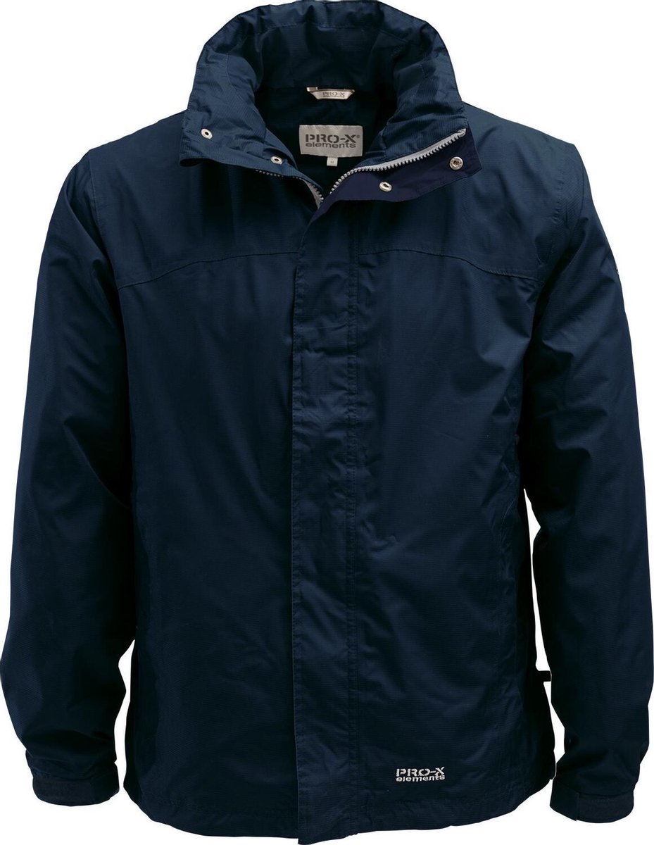 Pro-X Elements Opbergbare regenjas voor heren Meran Blauw