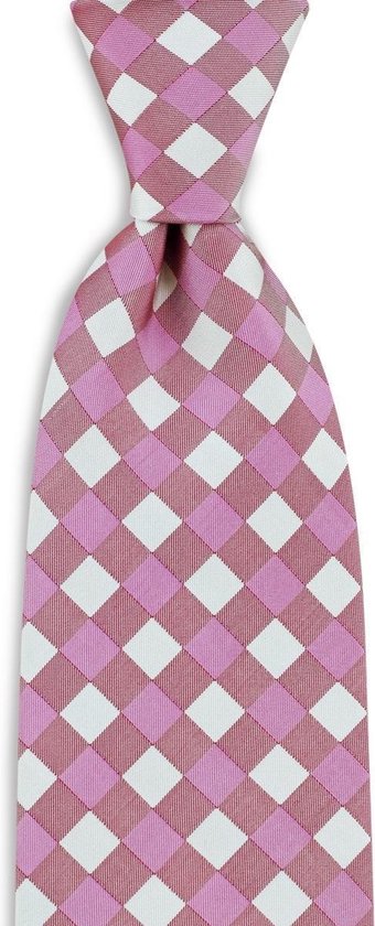 We Love Ties - Stropdassen - Stropdas Picknick in the Park - roze / wit