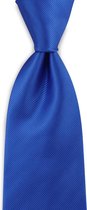We Love Ties - Stropdas kobaltblauw repp - geweven polyester Microfill