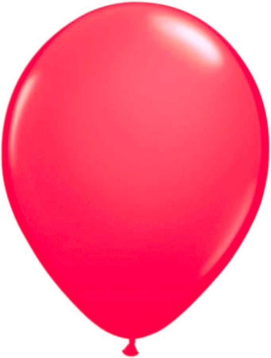 Neon roze latex ballon 25 cm - Feestversiering - Feestartikelen - Decoratie - Ballonnen