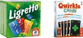 Spellenbundel - Kaartspel - 2 stuks - Ligretto Groen &  Qwirkle