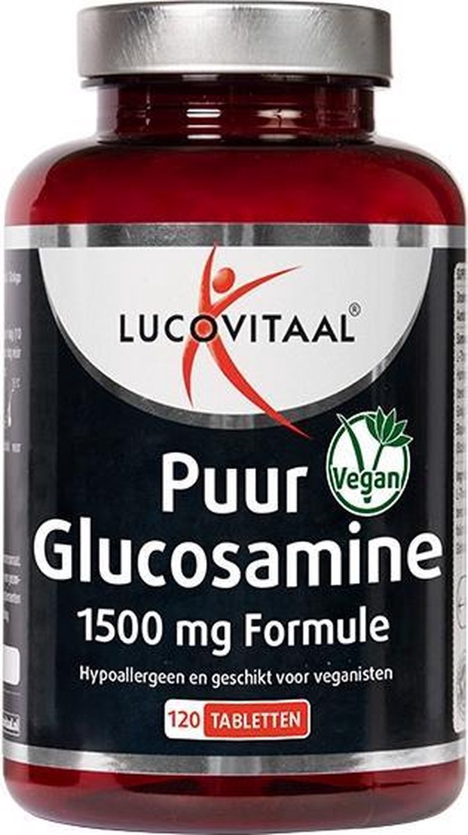 Wonder reptielen eenzaam Lucovitaal - Glucosamine Puur - 120 tabletten - Voedingssupplementen |  bol.com