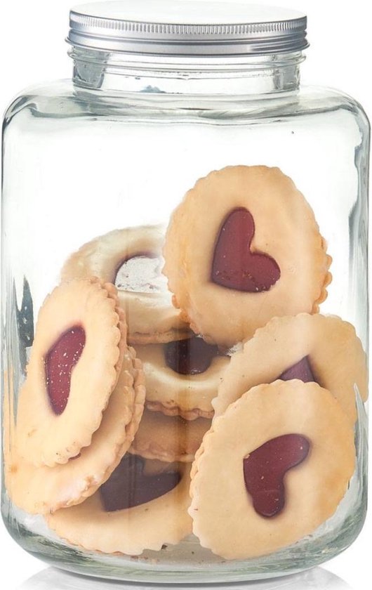 2x bocaux en Verres / jarres à biscuits 7000 ml 20 x 30 cm - Zeller -  Ustensiles de... | bol.com