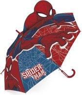 Marvel Paraplu Spiderman Junior 86 Cm Rood/blauw