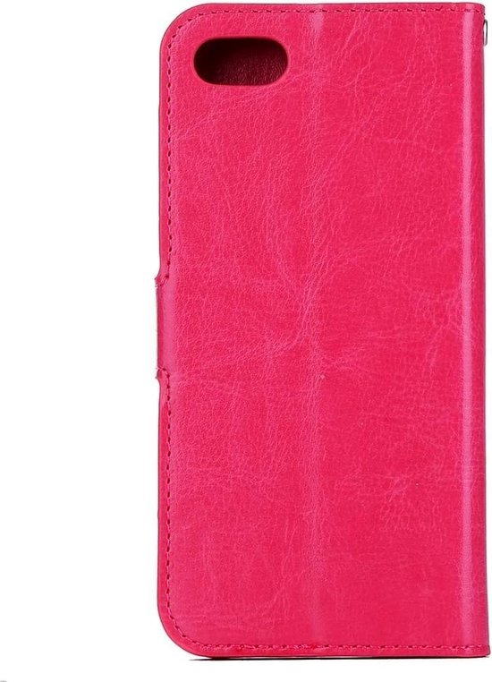 iPhone 6 Cover + 2 pièces Glas Screenprotector rose