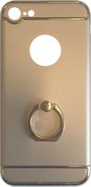 Fit Fashion - Hardcase Hoesje -  Met ring - Geschikt voor iPhone 7 - Goud