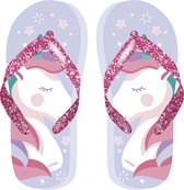 Arditex Teenslippers Unicorn Meisjes Paars/rood Maat 32