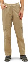 Wildebeast Indra Wandelbroek / Afritsbroek - Bruin - Dames  - Maat S