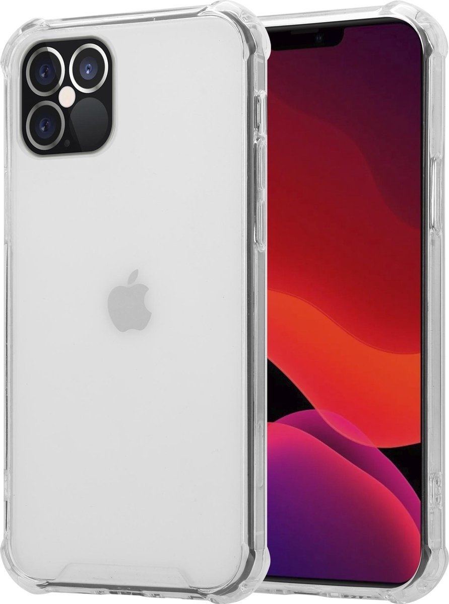 Shock case geschikt voor Apple iPhone 12 Pro Max - 6.7 Inch - transparant