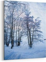 Schilderij - Winter scene — 70x100 cm
