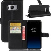 Samsung S8 PLUS Hoesje Wallet Case Zwart