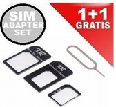 Simkaart Adapter 3 in 1 Set 1+1 GRATIS!