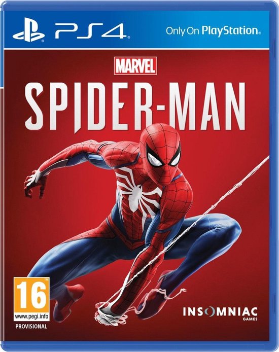 Cover van de game Marvels Spider-Man - PS4
