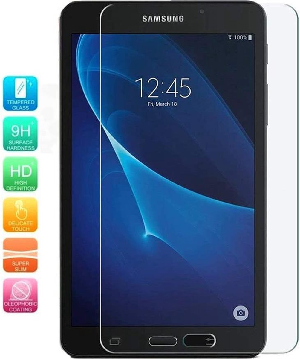 Screenprotector Glas - Tempered Glass Screen Protector Geschikt voor: Samsung Galaxy Tab A 7.0 T280 T285 - 1x