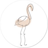 Muurcirkel kids flamingo 30 cm / Forex
